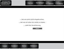 Tablet Screenshot of hospach.eu